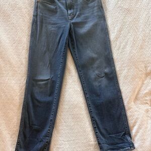 Madewell Women's High Rise Dark Blue Jeans